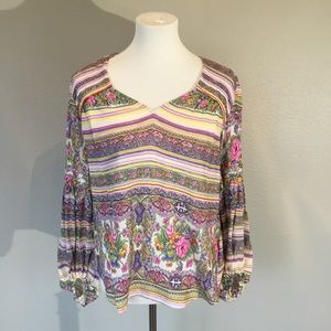 blouse peasant style boho Anthropologie